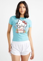 Rue 21 X Sanrio Hello Kitty Noodles Graphic Baby Tee Size XL NEW W TAG - £30.63 GBP