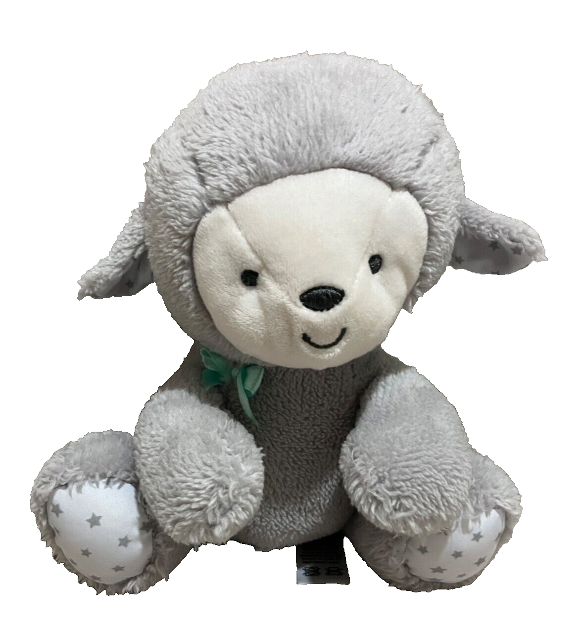 Carter's Gray Lamb Sheep Musical Crib Baby Plush Just One You Toy 8 inch Video - $12.83