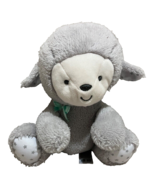 Carter&#39;s Gray Lamb Sheep Musical Crib Baby Plush Just One You Toy 8 inch... - £10.08 GBP