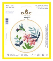 DMC Beginners Cross Stitch Kit XS Exotic Flowers BK1912 - $8.42