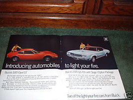1970 BUICK SKYLARK GS 455 BUICK OPEL GT CAR AD - $9.99