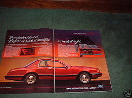 1983 Ford Thunderbird Car Ad 2-PAGE - $9.99