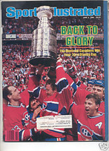 * 1986 SPORTS ILLUSTRATED MONTREAL WINS STANLEY CUP - $9.74