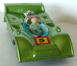 GULF MIRAGE W.T. 505 Race Car w Plastic Driver HONG KONG Vintage Green L... - $9.85