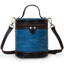 Retro Leather Small Handbag Women Bag 2022 New First Layer Cowhide Shoulder Mess - £74.88 GBP