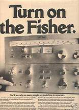 1975 FISHER FM-2300 CA-2300 RECEIVER TUNER AD - $8.99