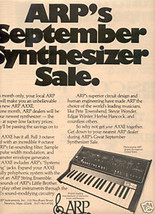 1975 ARP SYNTHESIZER AD - $8.99