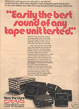 1974 CRAIG POWERPLAY 3139 CAR STEREO AD - $8.99