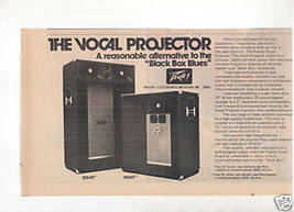 1974 Peavey 215HT 115HT Vocal Projector System Ad - £7.18 GBP