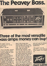 1976 PEAVEY BASS AD - $7.64
