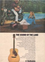 1974 YAMAHA GUITAR AD THE SOUND OF THE LAND - $9.99