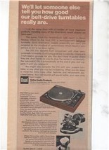 1977 DUAL 510 TURNTABLE AD - $9.99