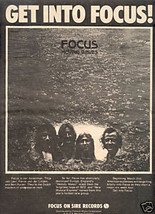 FOCUS MOVING WAVES POSTER TYPE AD 1973 - $9.99