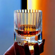 interoknack Aquarius Zodiac K9 Crystal Whiskey Glass  European Style 12... - $3,678.44 MXN