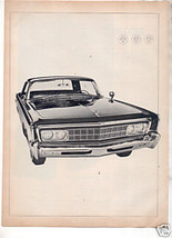 1966 Chrysler Imperial Vintage Car Ad 2-PAGE - £7.39 GBP