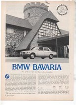 1971 1972 BMW BAVARIA VINTAGE ROAD TEST AD 4-PAGE - $8.99