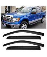 Ford F150 Supercrew Cab 2009-2014,  Window Visor Vent, Wind Rain Deflect... - $36.95
