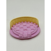 2008 Mattel Barbie Loving Family Snap N Style? Cat Dog Pet Bed Replacement Piece - £4.72 GBP