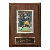 Brett Favre Green Bay Packers Football Card Small Wall Plaque - £3.89 GBP
