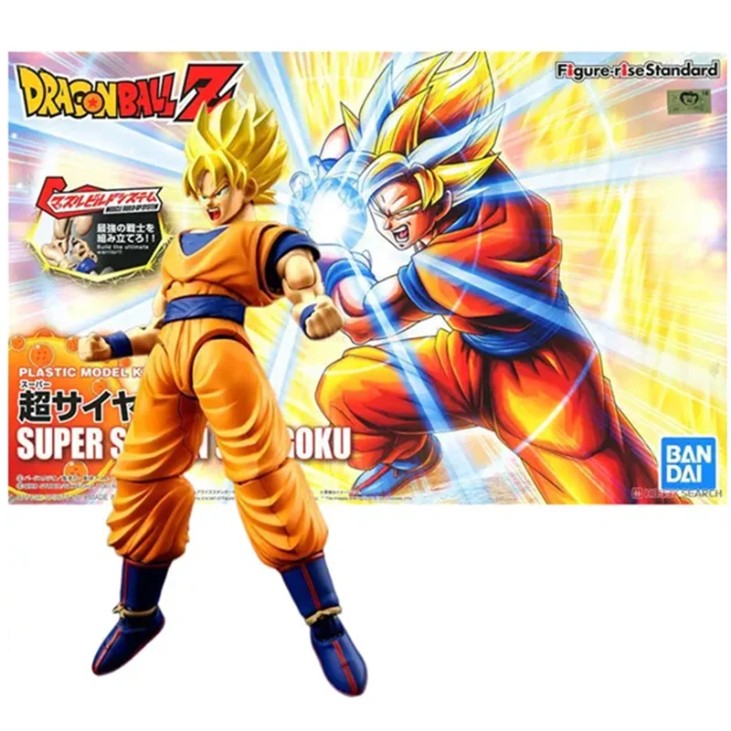Bandai Genuine Dragon Ball Z Ssj Son Goku Model Figure-Rise Standard Frs Series - £65.19 GBP