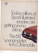 1968 OLDSMOBILE CUTLASS S VINTAGE CAR AD 2-PAGE - £7.18 GBP