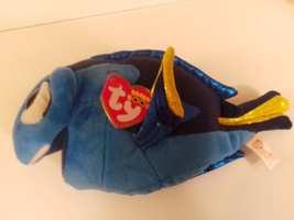 Ty Beanie Boos Dory The Blue Tang Fish Disney Pixar 9&quot; Long Mint With Al... - $49.99