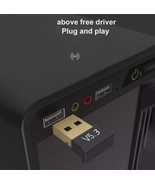 Real Bluetooth 5.3 USB Adapter Wireless Dongle For Desktop Laptop Window... - $18.33 MXN