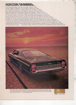 1968 FORD XL FASTBACK VINTAGE CAR AD - $7.99