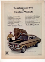 1970 BUICK OPEL KADETT VIMTAGE CAR AD - £6.38 GBP