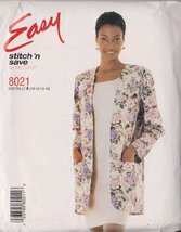 Misses Jacket And Dress McCall&#39;s Sewing Pattern 8021 (Size A: 10-12-14-16) - £3.93 GBP