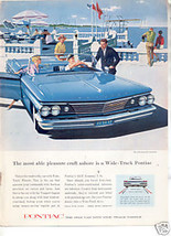 1960 PONTIAC BONNEVILLE AD - $9.99
