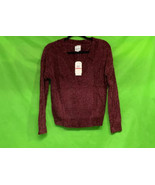 Hippie Rose Juniors&#39; V-Neck Chenille Sweater XS - $18.99