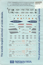 1/72 MicroScale Decals USAF F-16A Falcon 612th TFS 17th TFS 13th TFS TWC... - £12.02 GBP