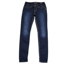 Silver Jeans Suki Mid Super Skinny Women&#39;s W28/31 Low Rise Stretch Blue ... - £16.99 GBP