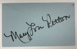 Mary Lou Retton Signed Autographed 3x5 Index Card - $15.00