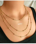 Stainless steel layered necklaces - $50.76 CAD