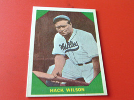 1960  FLEER   HACK  WILSON   # 48     BASEBALL   !! - $24.99