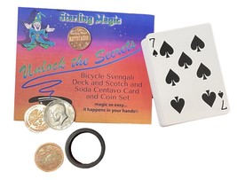 Bicycle Svengali Deck and Scotch and Soda Centavo Coin and Card Set - £21.22 GBP