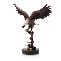 SPI Brass Eagle on Branch Statue - $206.91