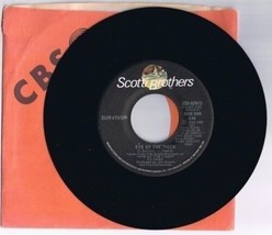 Survivor Eye Of The Tiger 45 rpm Record B Take You On A Saturday 1982 - £5.86 GBP