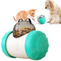 Funny Dog Treat Leaking Toy With Wheel Interactive Toy For Dogs Puppies Cats Pet - £15.01 GBP+