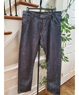Willis &amp; Walker Men&#39;s Blue Denim Cotton High Rise Straight Legs Jeans Pa... - $38.29 CAD