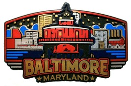 Baltimore Maryland Skyline Fridge Magnet - £6.26 GBP