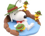 Hallmark Christmas Ornament 2021 Peanuts Gang Taking a Dip Snoopy Beagle... - $22.76
