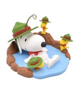 Hallmark Christmas Ornament 2021 Peanuts Gang Taking a Dip Snoopy Beagle Scouts - £18.13 GBP