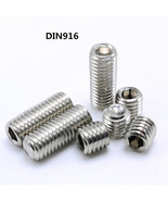 DIN916 M2 M2.5 M3 Stainless Steel Grub Screws Allen Socket Set Screw Cup... - $1.86+