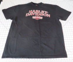 Harley Davidson Branson, MO Black T-Shirt Sz 2XL Denney&#39;s Guitar Riverbo... - £25.93 GBP