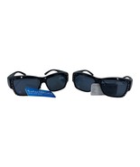 Polarized Solar Shield Rhinestones Black Fits Over RX Sunglasses Lucy Me... - $14.48 CAD