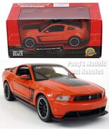 2012 Ford Mustang Boss 302  1/24 Scale Diecast Model by Maisto - Orange ... - €29,68 EUR