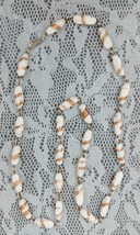 Vintage Fashion Necklace White Gold Glass Clasp 14&quot; Ladies Costume Jewelry - $4.59